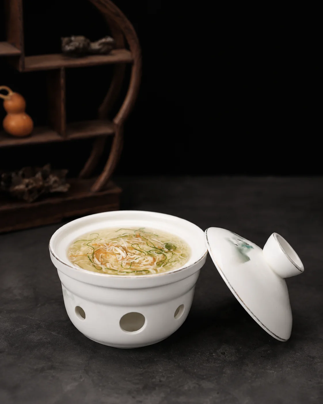 上海锦春茶社扬州早茶与招牌淮扬菜
